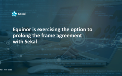 Sekal receives extension of Equinor frame agreement