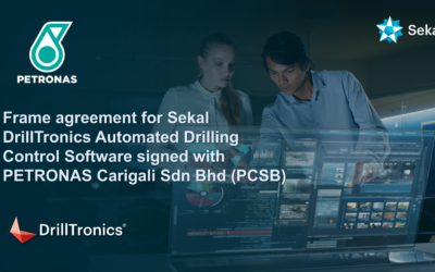 Frame agreement for Sekal DrillTronics® Automated Drilling Control Software signed with PETRONAS Carigali Sdn Bhd (PCSB)
